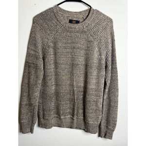 Men’s FRYE Brown Beige Crew Neck Sweater S